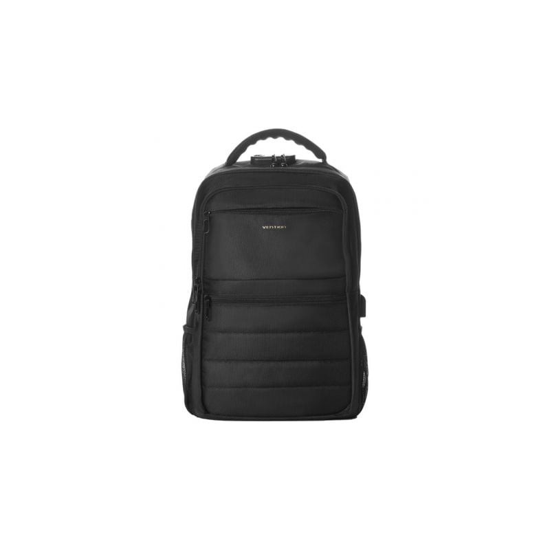 Mochila Vention KRKB0 para Portátiles hasta 17"- Impermeable- Puerto USB- Antirrobo- Negra