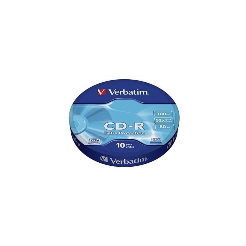 CD-R Verbatim Datalife 52X- Tarrina-10uds