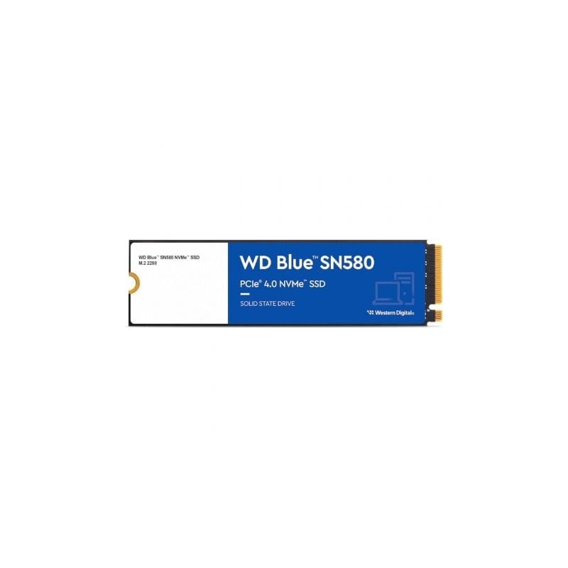 Disco SSD Western Digital WD Blue SN580 2TB- M-2 2280 PCIe- Full Capacity