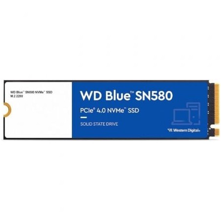 Disco SSD Western Digital WD Blue SN580 2TB- M-2 2280 PCIe- Full Capacity