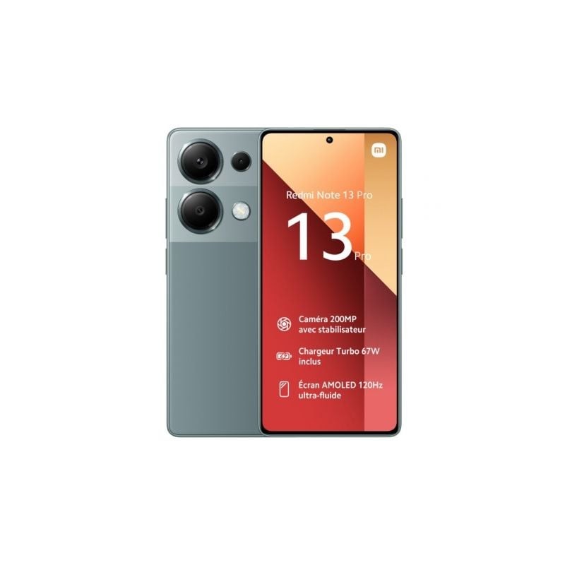 Smartphone Xiaomi Redmi Note 13 Pro 12GB- 512GB- 6-67"- Verde