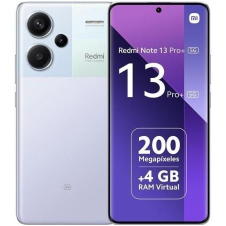 Smartphone Xiaomi Redmi Note 13 Pro+ NFC 8GB- 256GB- 6-67"- 5G- Púrpura