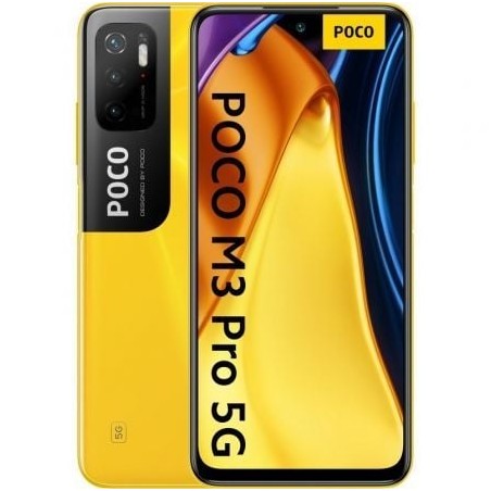 Smartphone Xiaomi POCO M3 Pro 4GB- 64GB- 6-5"- 5G- Amarillo