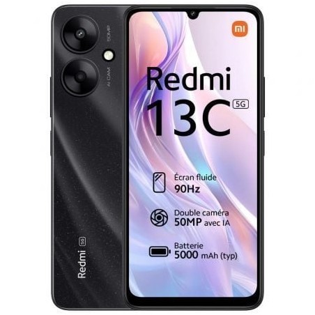 SMARTPHONE XIAOMI REDMI 13C 4GB-128GB BLACK