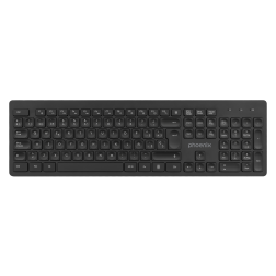 Teclado inalambrico qwerty phoenix k200 negro