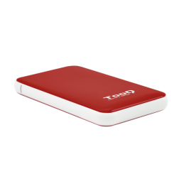 CAJA EXTERNA TQE-2528R 2,5" 9,5 MM SATA USB 3-1 GEN1 ROJA