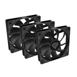 VENTILADOR CAJA GENESIS OXAL 120 NEGRO ALTO RENDIMIENTO 120 MM PACK 3 UDS