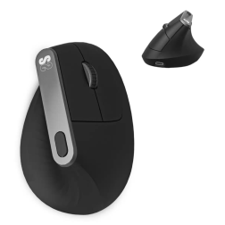 RATON ERGONOMICO SUBBLIM ERGO DUAL NEGRO RECARGABLE