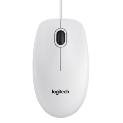 Ratón Logitech B100- Hasta 800 DPI- Blanco