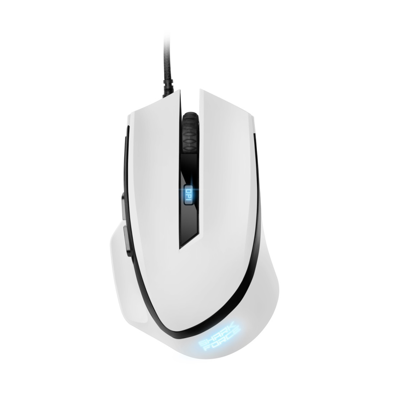 RATON GAMING SHARKOON SHARK FORCE II BLANCO USB