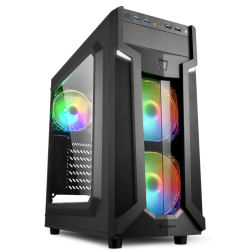 CAJA ATX SHARKOON VG6-W RGB 2XUSB3-0 SIN FUENTE