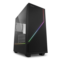 CAJA SHARKOON RGB FLOW ATX 2XUSB3-0 SIN FUENTE