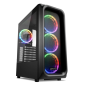 CAJA SHARKOON TK5M RGB ATX 2XUSB3-0 1XUSBtipoC SIN FUENTE NEGRO