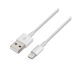 CABLE AISENS LIGHTNING A USB 2-0 LIGHTNING M-USB A M BLANCO 2-0M