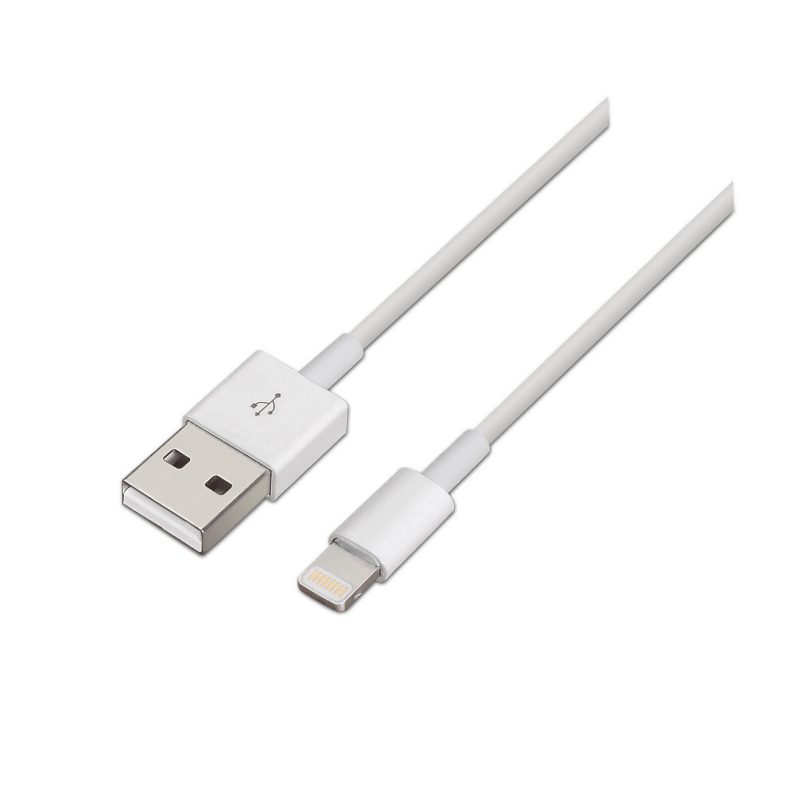 CABLE USB(A) A LIGHTNING 2-0 AISENS 2M BLANCO