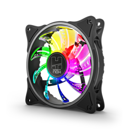 VENTILADOR 120X120 NOX HUMMER A-FAN ARGB