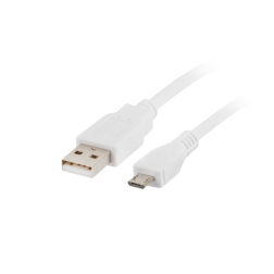 CABLE USB LANBERG 2-0 MACHO-MICRO USB MACHO 1-8M BLANCO