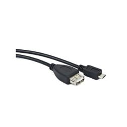 CABLE USB LANBERG MICRO M A USB-A F 2-0 OTG NEGRO 15CM OEM