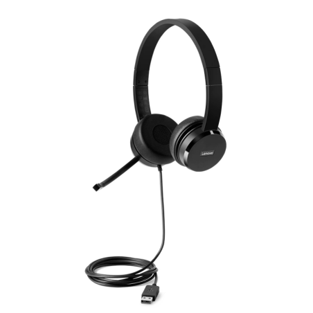 AURICULARES LENOVO DIADEMA AURICULARES Y MICROFONO STEREO USB