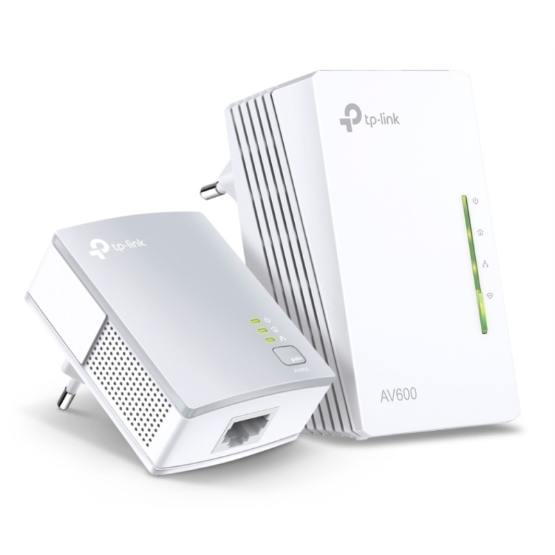 Adaptador Powerline TPLink WPA4221KIT 600Mbps- Alcance 300m- Pack de 2