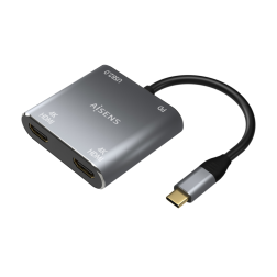 CABLE CONVERSOR AISENS USB-C A 2XHDMI SST MST-USB 2-0-A-USB-C PD 60W 15CM