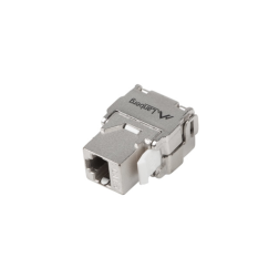 CONECTOR KEYSTONE LANBERG TOOLLESS RJ45 A LSA CAT-6 FTP 180 GRADOS