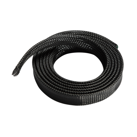 ORGANIZADOR CABLES AISENS POLIESTER 20MM NEGRO 1mt