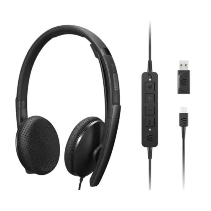 AURICULAR LENOVO DIADEMA AURICULARES Y MICROFONO VOIP (TEAMS) USB C