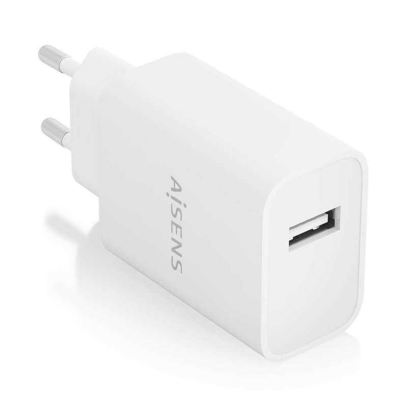 CARGADOR AISENS USB 10W ALTA EFICIENCIA 5V-2A BLANCO