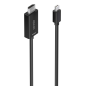 CABLE CONVERSOR AISENS MINI DP-M A HDMI-M 4K@60HZ NEGRO 1-0M