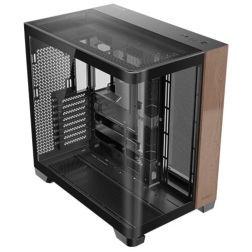 CAJA ANTEC C8 CURVE WOOD E-ATX NEGRO 2XVENT 160 MM 1X140MM 2XUSB SN FUENTE