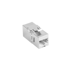 ADAPTADOR LANBERG CAT6 FTP HEMBRA THRU KEYSTONE RJ45 A RJ45, 90 GRADOS