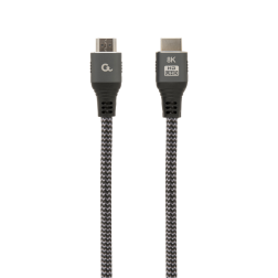 CABLE TRENZADO HDMI 2-1 8K 60HZ GEMBIRD SELECT PLUS SERIES CON ETHERNET 1M NEGRO