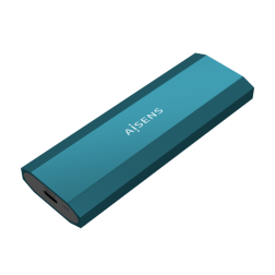 CAJA EXTERNA AISENS M-2 NGFF ASM2-019BLU SATA NVME A USB3-1 GEN2 AZUL