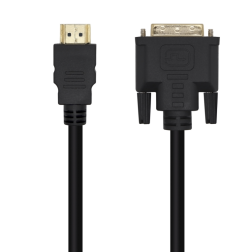 Cable HDMI Aisens A117-0451- DVI Macho - HDMI Macho- 3m- Negro