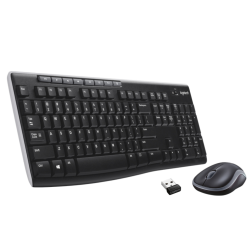 COMBO TECLADO RATON LOGITECH MK270 RF INALAMBRICO NEGRO