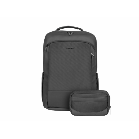 MOCHILA NATEC KUDU PLUS PARA PORTATIL HASTA 15-6" NEGRA CON ORGANIZADOR 16 LTRS