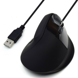 RATON USB EWENT ERGONOMICO OPTICO HASTA 1800 DPI 5 BOTONES NEGRO