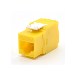 PRESA KEYSTONE WP CAT-6A UTP, TOOLLESS, COLOR AMARILLO