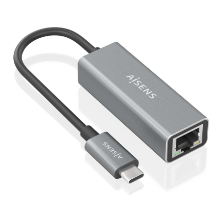 CONVERSOR AISENS USB3-1 GEN1 USB-C A ETHERNET GIGABIT GRIS 15CM