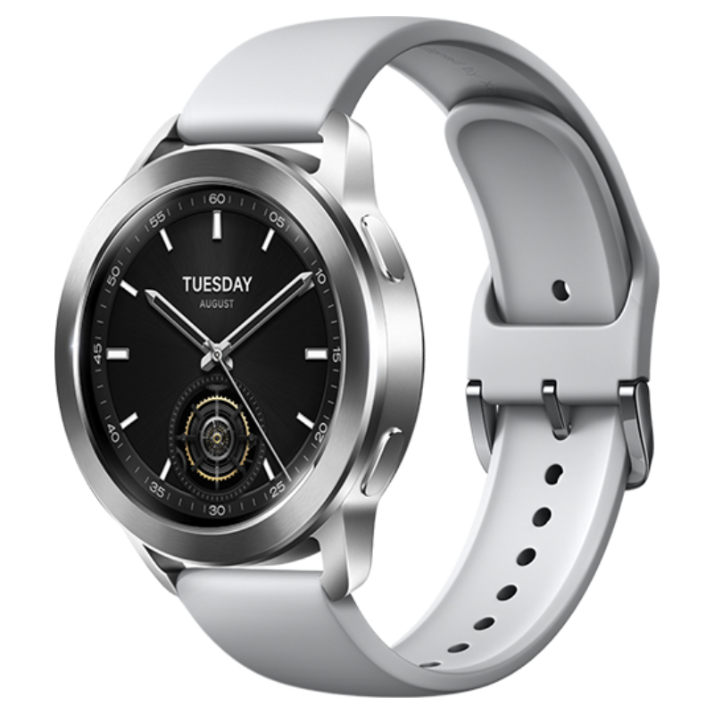 Smartwatch Xiaomi Watch S3- Notificaciones- Frecuencia Cardíaca- GPS- Plata