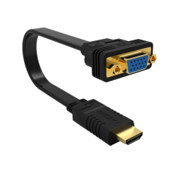 CABLE CONVERTIDOR EWENT HDMI MACHO - VGA HEMBRA 0,20 METROS