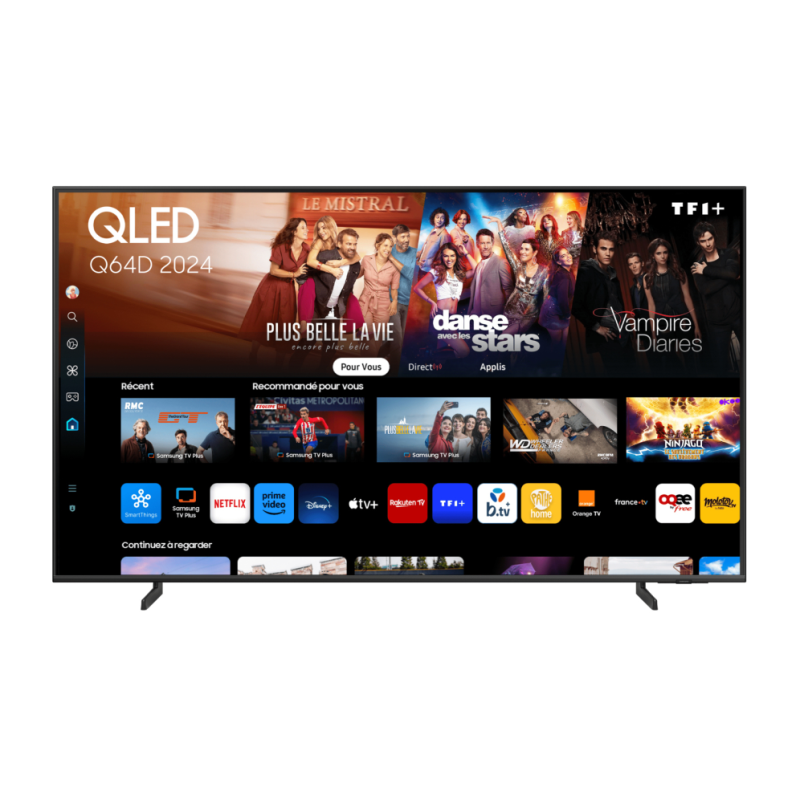 Televisor Samsung QLED Q64D TQ55Q64DAU 55"- Ultra HD 4K- Smart TV- WiFi