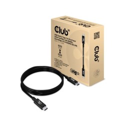 CABLE CLUB3D CERTIFICADO USB4 80G GEN3-2 TIPO-C 1M