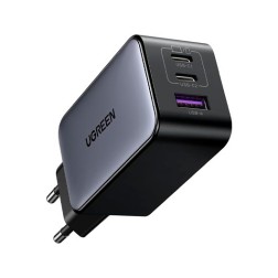 CARGADOR UGREEN USB-A+2*USB-C 65W GAN FAST