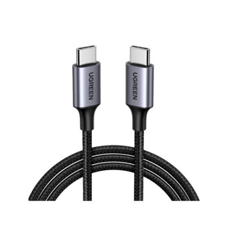 CABLE UGREEN USB-C ALUMINUM TRENZADO 1M BLACK