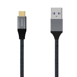 Cable USB 3-1 Aisens A107-0633- USB Tipo-C Macho - USB Macho- 2m- Gris