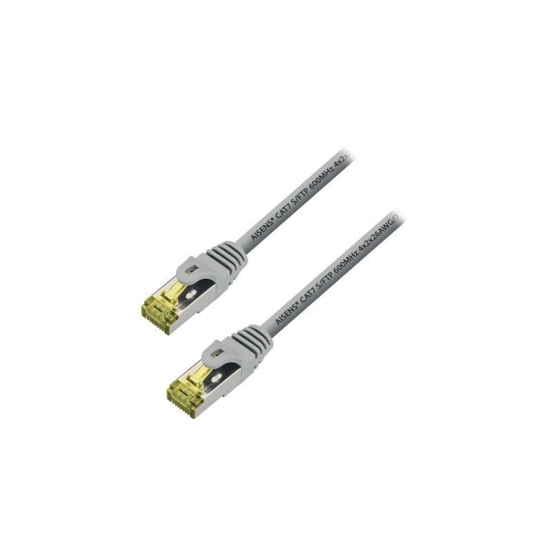 Cable de Red RJ45 S-FTP Aisens A146-0333 Cat-7- 50cm- Gris