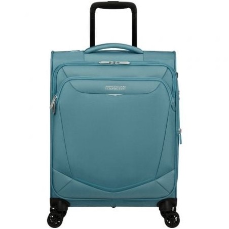 Maleta de Cabina American Tourister SummerRide Spinner 55cm- 55x40x23cm- 4 Ruedas- Azul Brisa