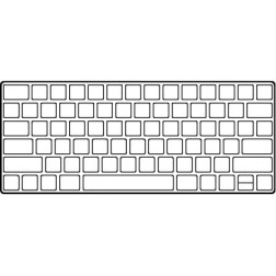 Teclado Inalámbrico Apple Magic Keyboard- USB Tipo-C- Plata